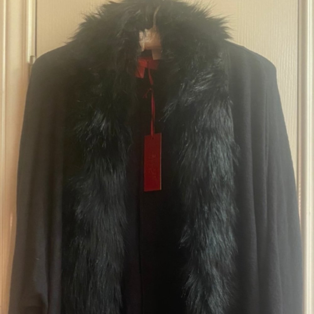 Fur trim Cardigan